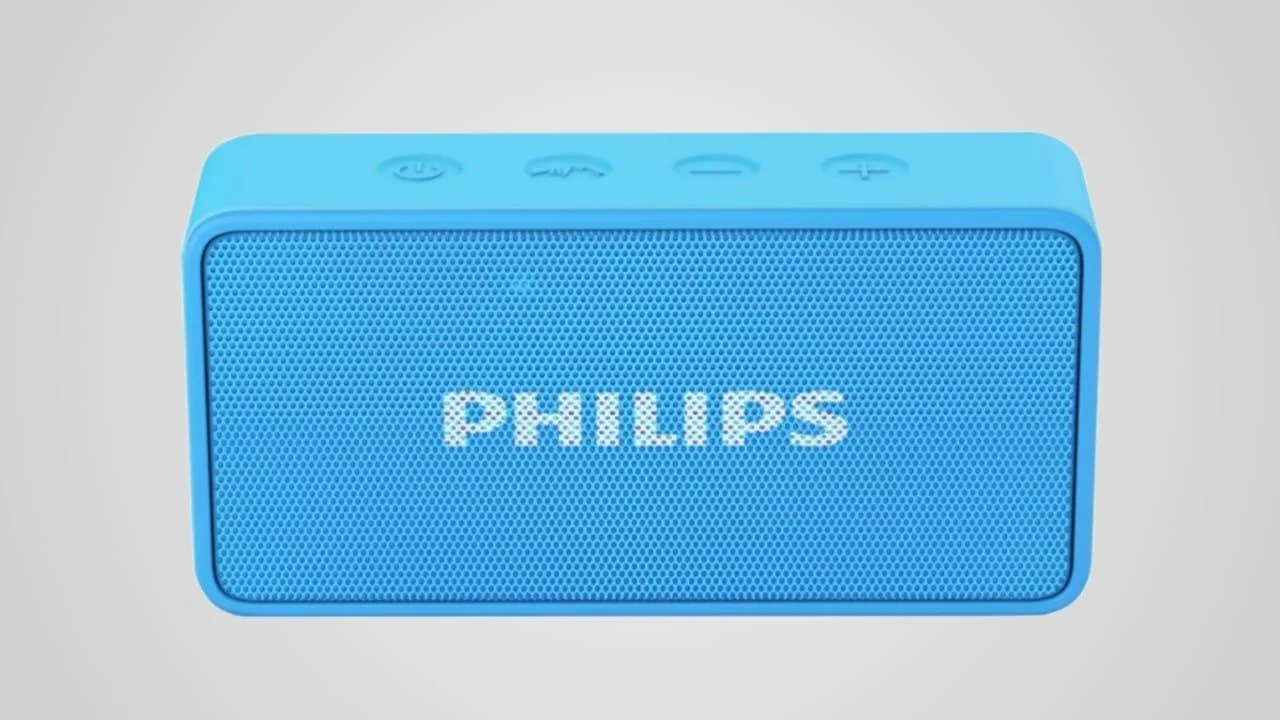 Cheapest Bluetooth Speaker show in the image philips sky color speaker