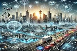 तेज नेटवर्क स्पीड ने IoT, स्मार्ट सिटी और ऑटोमेशन में क्रांति ला दी है। जानें कैसे यह तकनीकी प्रगति भविष्य को स्मार्ट और आसान बना रही है। तेज नेटवर्क स्पीड से जुड़े IoT डिवाइस और स्मार्ट सिटी के दृश्य